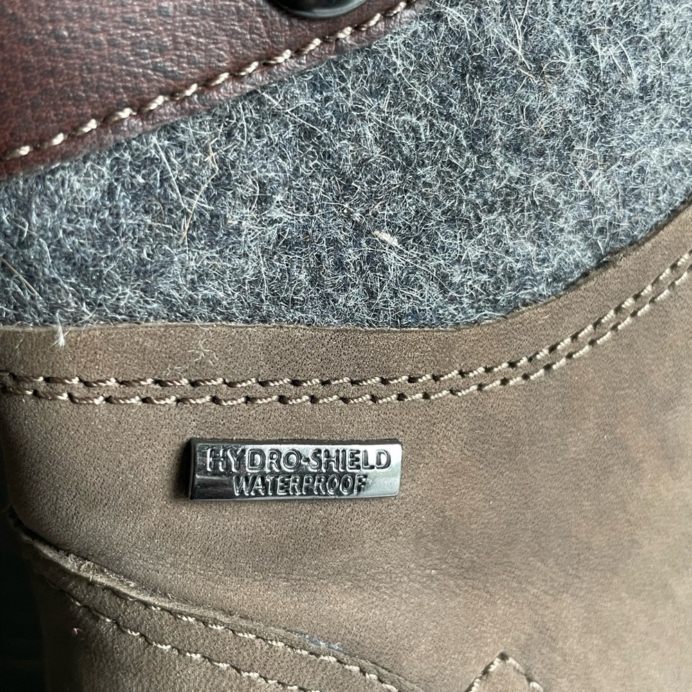 Brown Lace-Up Ankle Boots - Picture 4 of 6